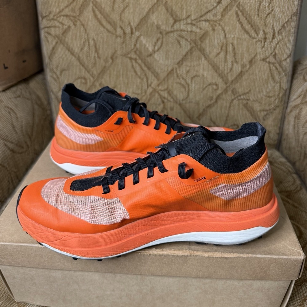 Arc'teryx Sylan Pro Orange Black Trail Running Shoes Men's Size 8.5 Excellent - Picture 4 of 10